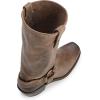imageFrye Harness 12R Boots for Women  11  Italian Leather Durable Rubber Outsole with Genuine Stitch Welt Construction and Nickel ampamp Brass HardwareSmoke  Old Town