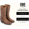 imageFrye Harness 12R Boots for Women  11  Italian Leather Durable Rubber Outsole with Genuine Stitch Welt Construction and Nickel ampamp Brass HardwareTan