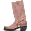 imageFrye Harness 12R Boots for Women  11  Italian Leather Durable Rubber Outsole with Genuine Stitch Welt Construction and Nickel ampamp Brass HardwareWoodrose