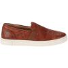 imageFrye Ivy SlipOn Shoes for Women Featuring Soft Leather with Thick Rubber Outsole Removable Molded Footbed and Padded Collar and VampCognac