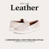 imageFrye Ivy SlipOn Shoes for Women Featuring Soft Leather with Thick Rubber Outsole Removable Molded Footbed and Padded Collar and VampCream