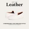 imageFrye Ivy SlipOn Shoes for Women Featuring Soft Leather with Thick Rubber Outsole Removable Molded Footbed and Padded Collar and VampWhite