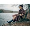 imageFrye Kate Harness 11 Leather Boots for Women  Mid Calf Boots with Signature Harness Detail Leather Lining and Rubber Outsole with 2 HeelBlack