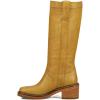 imageFrye Kate Pull On 14quot Leather Boots for Women  Riding Boots with 2 Heel Leather Lining Intricate Stitching Cushioned Footbed and Rubber OutsoleBanana