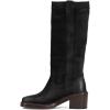 imageFrye Kate Pull On 14quot Leather Boots for Women  Riding Boots with 2 Heel Leather Lining Intricate Stitching Cushioned Footbed and Rubber OutsoleBlack  Wp Waxed Velour
