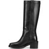 imageFrye Kate Pull On 14quot Leather Boots for Women  Riding Boots with 2 Heel Leather Lining Intricate Stitching Cushioned Footbed and Rubber OutsoleBlack  Wide Calf