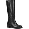 imageFrye Kate Pull On 14quot Leather Boots for Women  Riding Boots with 2 Heel Leather Lining Intricate Stitching Cushioned Footbed and Rubber OutsoleBlack  Wide Calf