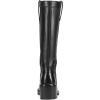 imageFrye Kate Pull On 14quot Leather Boots for Women  Riding Boots with 2 Heel Leather Lining Intricate Stitching Cushioned Footbed and Rubber OutsoleBlack  Wide Calf