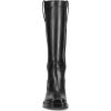 imageFrye Kate Pull On 14quot Leather Boots for Women  Riding Boots with 2 Heel Leather Lining Intricate Stitching Cushioned Footbed and Rubber OutsoleBlack  Wp Waxed Velour