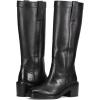 imageFrye Kate Pull On 14quot Leather Boots for Women  Riding Boots with 2 Heel Leather Lining Intricate Stitching Cushioned Footbed and Rubber OutsoleBlack  Wp Waxed Velour