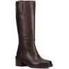 imageFrye Kate Pull On 14quot Leather Boots for Women  Riding Boots with 2 Heel Leather Lining Intricate Stitching Cushioned Footbed and Rubber OutsoleDark Brown