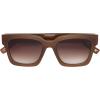 imageFrye Lisa Womens Square Sunglasses Camel 54mmCamel