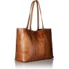 imageFrye Melissa Shopper Tote Bag Stylist Large Handbag with Adjustable Strap ampamp PocketsBeige