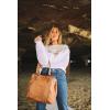 imageFrye Melissa Tote Bag Large Handbag with Strap ampamp Pockets Stylish ampamp Spacious DesignBeige