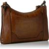 imageFrye Melissa Zip Crossbody Bag Stylish Handbag with Adjustable Strap ampamp PocketsDark Brown
