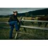 imageFrye Mens Hauser Roper Western BootTanFaded Denim