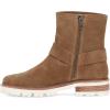 imageFrye Olivia Harness Short Boots for Women  Soft Leather ampamp Suede Chunky Heel EVA Outsole Versatile ColorsAlmond