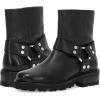 imageFrye Olivia Harness Short Boots for Women  Soft Leather ampamp Suede Chunky Heel EVA Outsole Versatile ColorsBlack