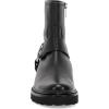 imageFrye Olivia Harness Short Boots for Women  Soft Leather ampamp Suede Chunky Heel EVA Outsole Versatile ColorsBlack