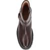 imageFrye Olivia Harness Short Boots for Women  Soft Leather ampamp Suede Chunky Heel EVA Outsole Versatile ColorsChocolate