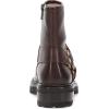 imageFrye Olivia Harness Short Boots for Women  Soft Leather ampamp Suede Chunky Heel EVA Outsole Versatile ColorsChocolate