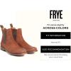 imageFrye Tyler Chelsea Boots for Men Designed with Flexible Blake Construction and Elasticated Side Panels Comfort Footbed and Full Leather Lining  6 Shaft HeightBrown  Suede