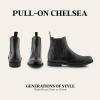 imageFrye Tyler Chelsea Boots for Men Designed with Flexible Blake Construction and Elasticated Side Panels Comfort Footbed and Full Leather Lining  6 Shaft HeightBlack  Renice Vintage Leather