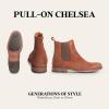 imageFrye Tyler Chelsea Boots for Men Designed with Flexible Blake Construction and Elasticated Side Panels Comfort Footbed and Full Leather Lining  6 Shaft HeightBrown  Suede