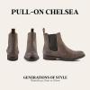 imageFrye Tyler Chelsea Boots for Men Designed with Flexible Blake Construction and Elasticated Side Panels Comfort Footbed and Full Leather Lining  6 Shaft HeightCharcoal