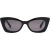 imageFrye Womens Ainsley Cateye Sunglasses Black 52 mmBlack