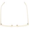 imageFrye Womens Asher Blue Light Glasses Oval SunglassesIvory