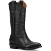 imageFrye Womens Billy Pull On Western BootBlack  Volterra Floral Emboss Leather