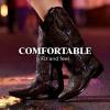 imageFrye Womens Billy Pull On Western BootDark Pewter  Lunar Metallic