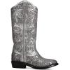 imageFrye Womens Billy Pull On Western BootSilver  Sillero Delgado
