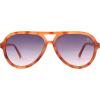 imageFrye Womens Frenchie Aviator Sunglasses Green 58 mmBlack