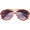 imageFrye Womens Frenchie Aviator Sunglasses Green 58 mmBlack