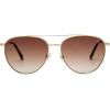 imageFrye Womens Frenchie Sunglasses Aviator Gold 58 mmGold