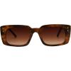 imageFrye Womens Janie Sunglasses Rectangle Brown 52 mmBrown