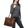 imageFrye Womens Melissa Shopper Tote Bag Stylist Large Handbag with Adjustable Strap ampamp PocketsDark Brown