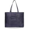 imageFrye Womens Melissa Shopper Tote Bag Stylist Large Handbag with Adjustable Strap ampamp PocketsEggplant