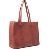 imageFrye Womens Melissa Shopper Tote Bag Stylist Large Handbag with Adjustable Strap ampamp PocketsPink Taupe