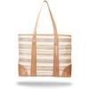 imageFrye Womens Melissa Shopper Tote Bag Stylist Large Handbag with Adjustable Strap ampamp PocketsStraw