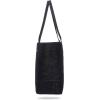 imageFrye Womens Melissa Shopper Tote Bag Stylist Large Handbag with Adjustable Strap ampamp PocketsSueded Black Crocodile