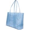 imageFrye Womens Melissa Shopper Tote Bag Stylist Large Handbag with Adjustable Strap ampamp PocketsWashed Denim Leath