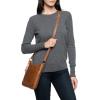 imageFrye Womens Melissa Swing Pack Zip Crossbody Bag Handbag with Adjustable Strap ampamp PocketsCognac
