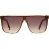 imageFrye Womens Ruby Shield SunglassesTan Crystal