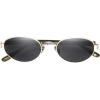 imageFrye Womens Savannah Oval Sunglasses Gold 52mm
