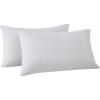 imageFRYE Cotton Linen Blend Beige Cotton 2Piece Standard Pillowcases Solid 60 Cotton40 Linen for Men and Women OekoTEX Certified ConfidenceGrey