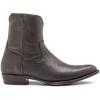 imageFrye Austin Inside Zip Mens  Stylish Durable Leather Footwear with Cushioned Insole for Comfort and Side Zipper Access Western BootsBlack  Toga Leather