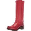 imageFrye Campus 14L Iconic Tall Boots for Women Crafted from Signature Montana Leather with Genuine Stitch Welt Construction and Stacked Leather HeelBurnt Red Polished Soft Full Grain